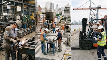 2023 vs 2026: cómo les fue a la industria, la construcción y el empleo en lo que va del Gobierno de Milei