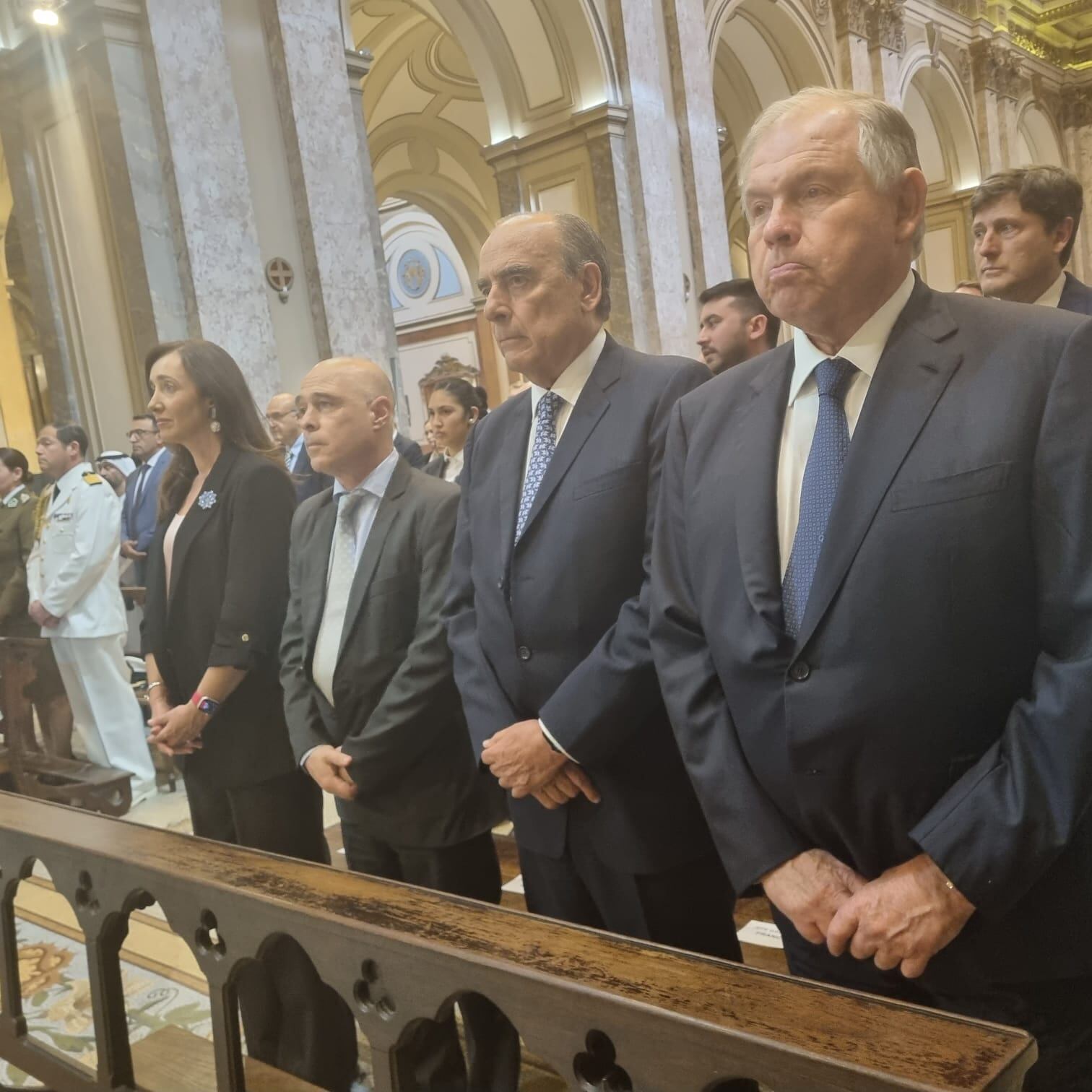 Gerardo Werthein, Guillermo Francos, Bartolomé Abdala y Victoria Villarruel