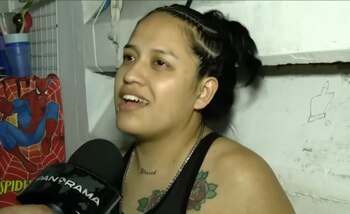 Velásquez mostró una expresión diferente