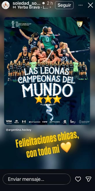 Solita Silveyra saludó a Las Leonas