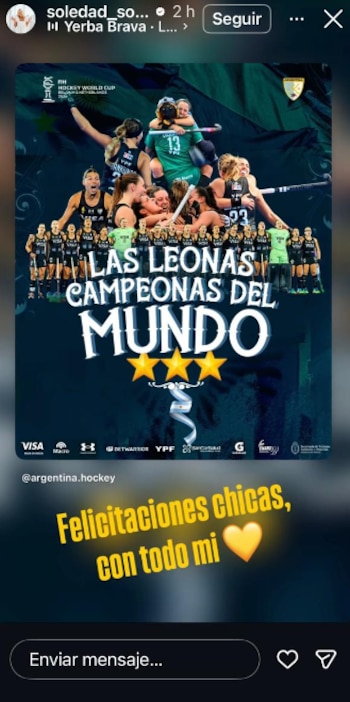 Solita Silveyra saludó a Las Leonas