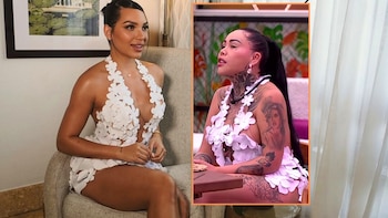 Yina Calderón copió traje de