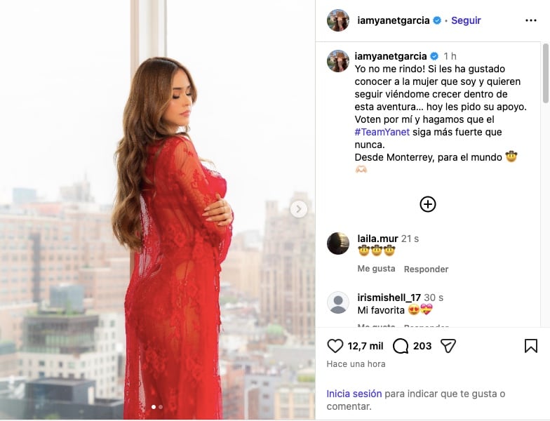Yanet García - (Instagram)