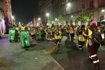 Trabajadores de limpia laboran bajo esquema temporal. | Gobierno de CDMX