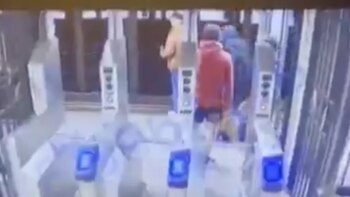 Captan el momento en que