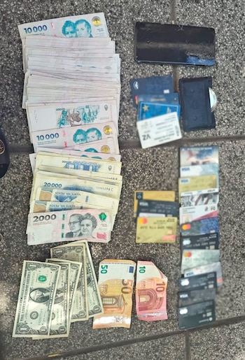 Entre lo incautado había varias