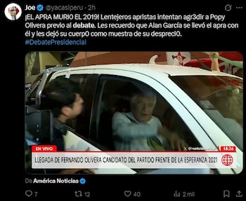 Debate presidencial EN VIVO: lo más viral en redes tras los momentos más polémicos. Captura: X.