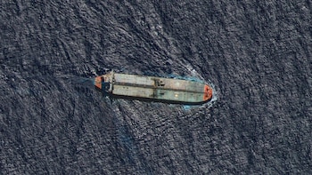 El petrolero venezolano incautado por