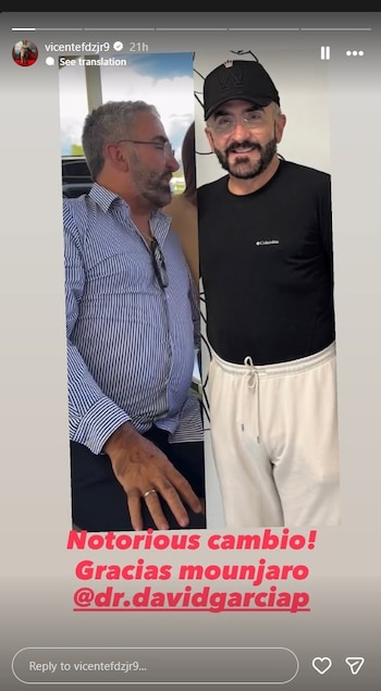 Vicente Fernández Jr. muestra una