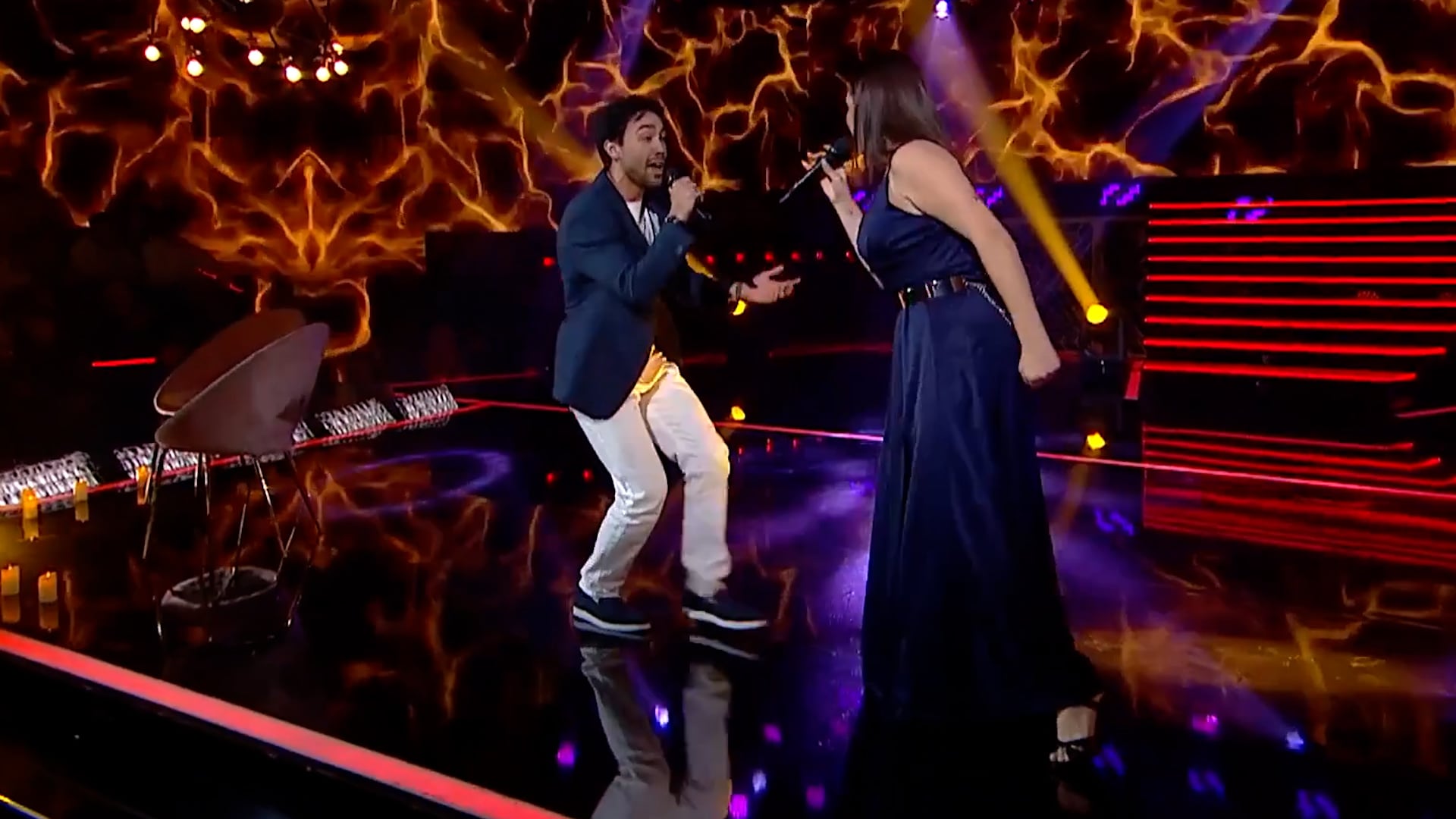 Un dúo deslumbró en Es mi sueño el día en que se conoció