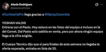 Yoshan Valois continuará en el