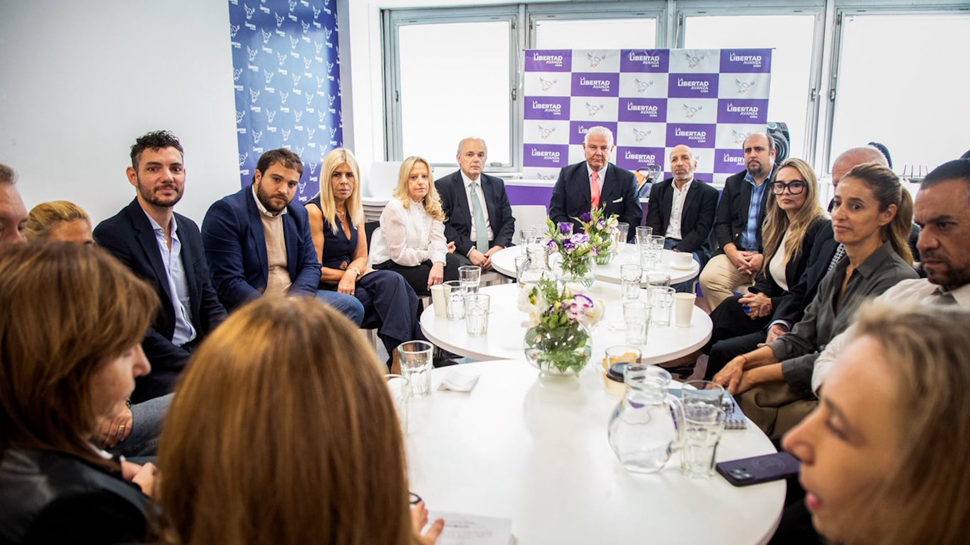 Karina Milei junto a legisladores nacionales y porteños de La Libertad Avanza de CABA el último viernes