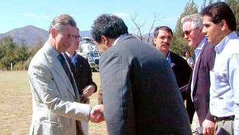 El entonces príncipe visitó en