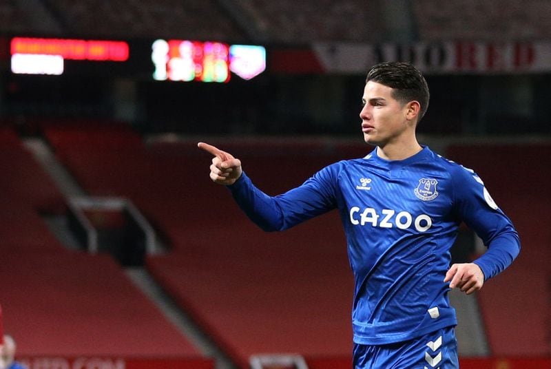 En su documental, James Rodriguez admitió que pudo haber jugado en la Premier League años antes de su fichaje por el Everton - crédito Alex Pantling/REUTERS