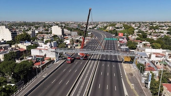 Una grúa de gran porte