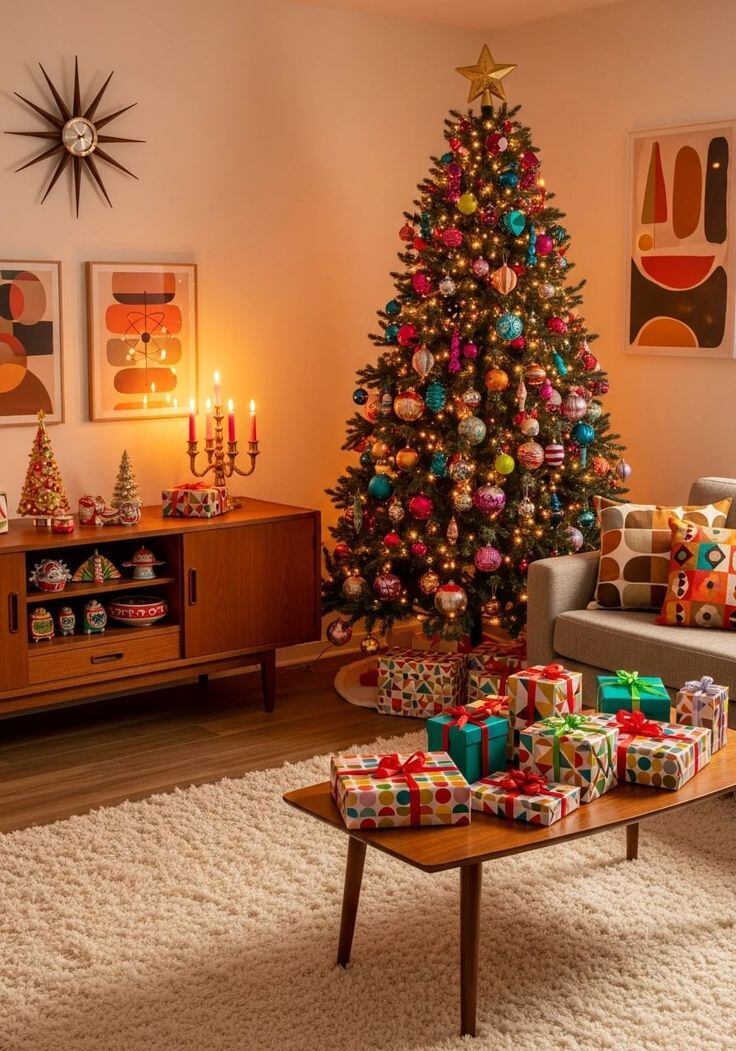 La Navidad de décadas anteriores no murió y está de vuelta con nuevas opciones para decorar tu hogar. Foto: (Pinterest)