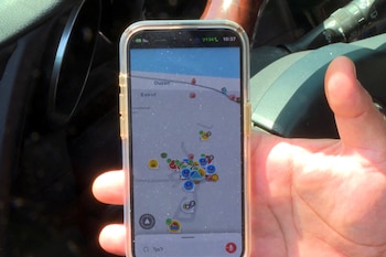 Waze en teléfono celular |
