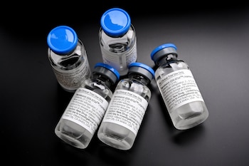 Varios frascos de Remdesivir, fármaco