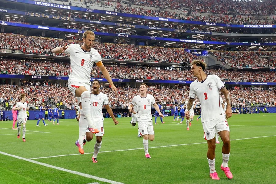 Harry Kane la anota gol a Croacia. (EFE/ Mariscal)