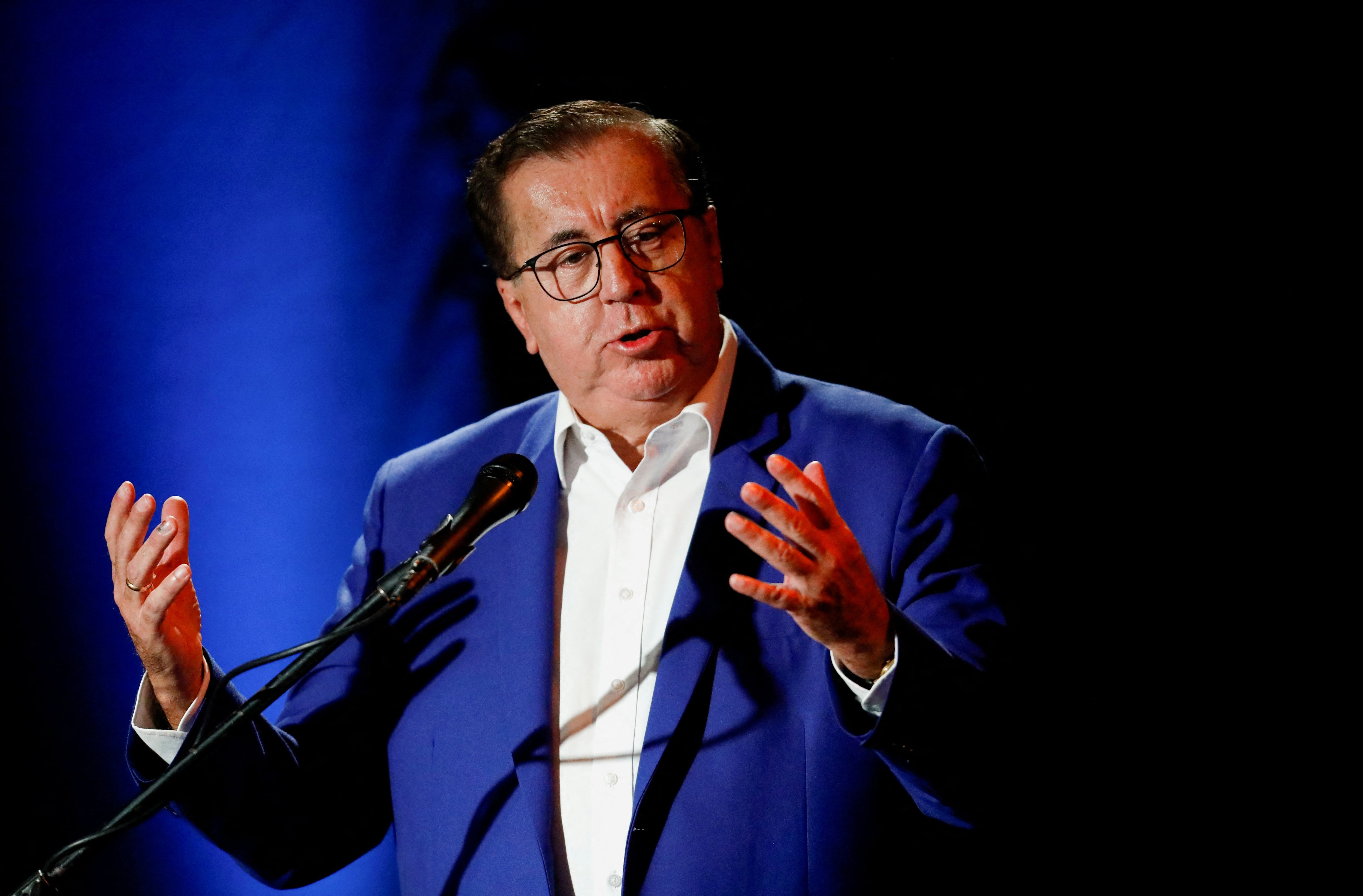 El retorno de César Pérez Vivas se produjo en medio del regreso de otros líderes opositores al país (Reuters)