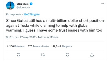 El tuits de Musk sobre