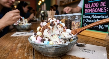 Esta receta destaca por su textura cremosa y su sabor dulce característico. Foto: (Gemini IA)