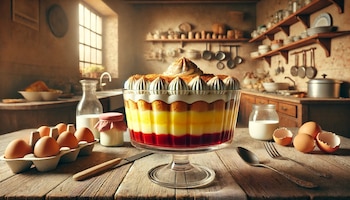 Ingredientes clave: vainillas, gelatina de