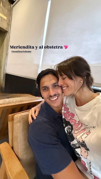 Mica Lapegüe y Tomás Bartolomé