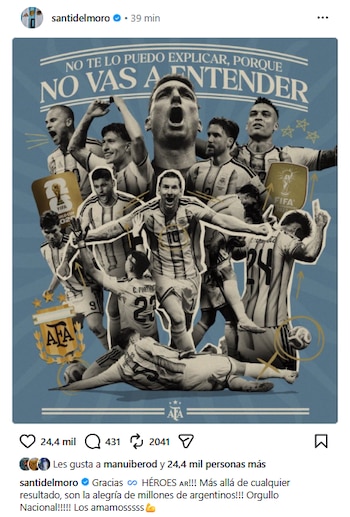 famosos argentina mundial