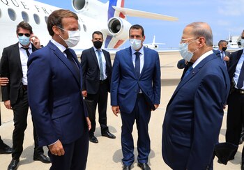 El presidente libanés Michel Aoun