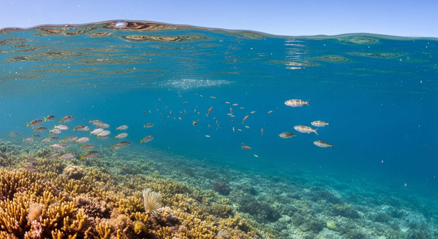 El calentamiento de la superficie del mar reduce el intercambio vertical de agua y altera la disponibilidad de nutrientes en amplias zonas del océano (Imagen Ilustrativa Infobae)