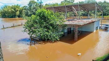 Fenómeno El Niño en Corpus Christi Misiones (Foto gentileza: Marcos Otaño)