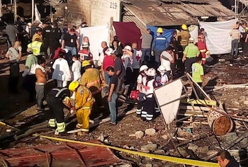 Explosión pirotecnia en Temascalcingo
