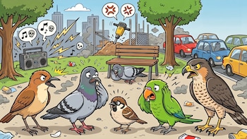 Científicos advirtieron que el ruido generado por los humanos está alterando la comunicación y la supervivencia de las aves