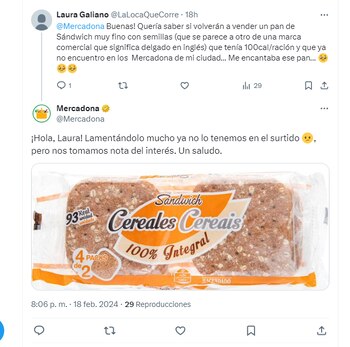 Sándwich de cereales 100% integrales