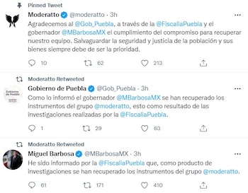 Así fueron los tuits de