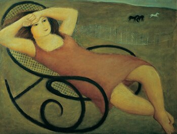 “La hamaca (o Chica sentada