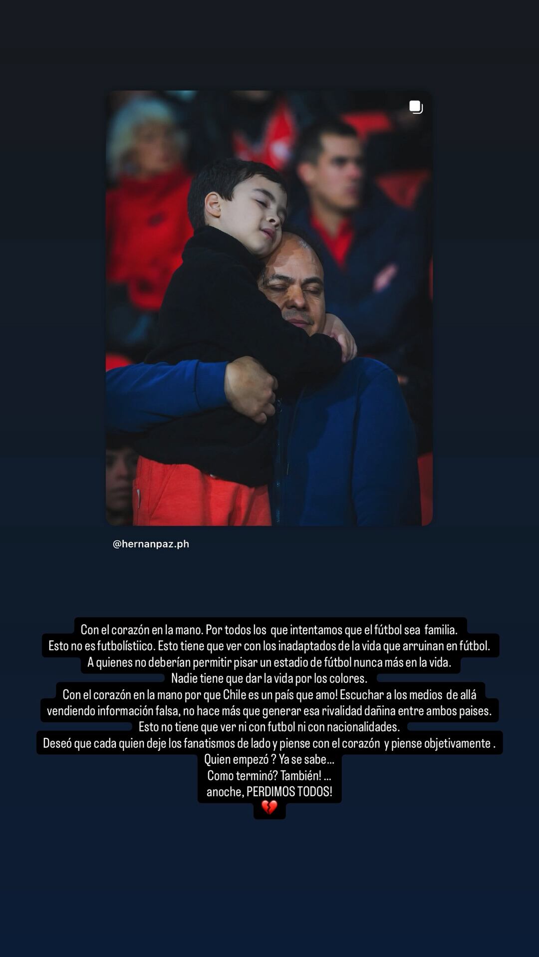 Una de las publicaciones de Cáceres