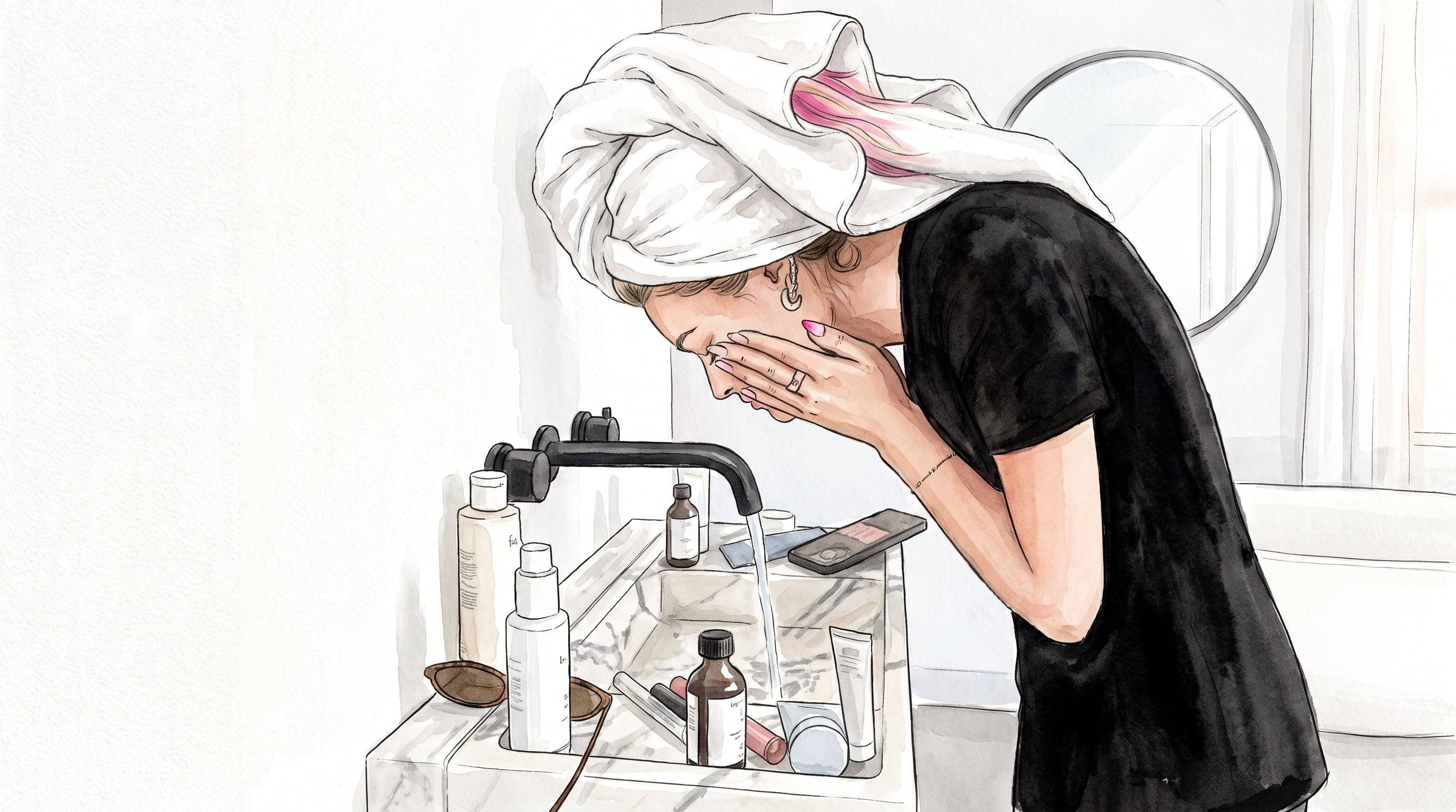 La limpieza facial de la mañana se ajusta al tipo de piel y al nivel de sensibilidad. (Imagen Ilustrativa Infobae)
