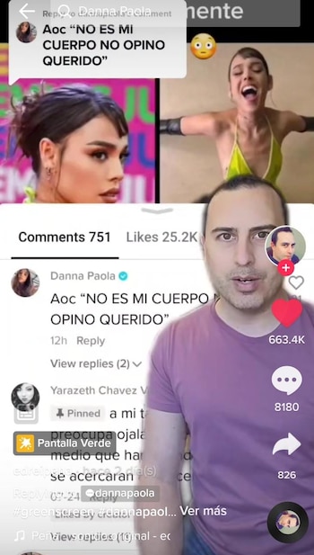 Respuesta de Danna Paola en