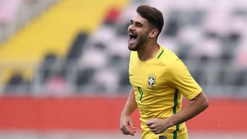 Vizeu fue el '9' de Brasil U20. - Crédito: Difusión