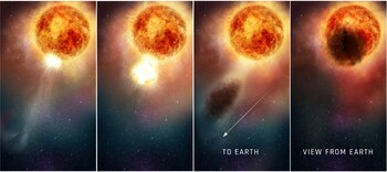 La ocultación de la estrella será provocada por el asteroide Leona, del cinturón entre Marte y Júpiter. (NASA/ESA/E. Wheatley (STScI)/Handout via REUTERS)