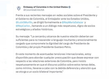 Con este mensaje en su