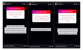 Algunas de las preguntas y