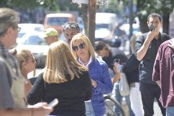 Susana Roccasalvo en la despedida