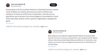 Juan José Lafaurie condenó bloqueos