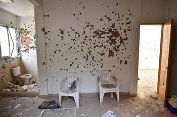 Trece cuerpos, miles de casquillos