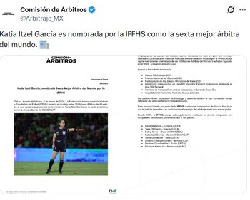 La jueza mexicana destacó entre