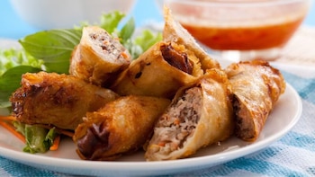 Los rollitos de primavera evocan