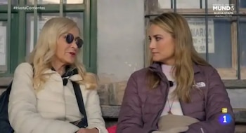 Cristina Cifuentes and Alba Carrillo